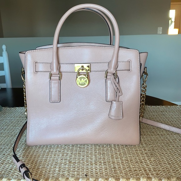 Michael Kors Hamilton Large East West Leather Satchel - Picture 1 of 10